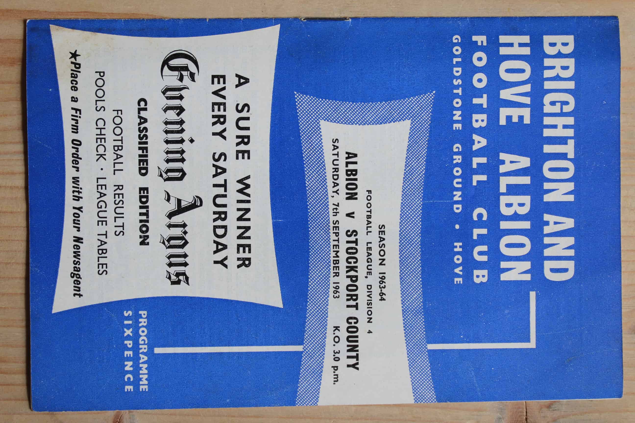 Brighton & Hove Albion FC v Stockport County FC